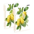 thumbnail image 1 of joogoo A5 Spiral Journal Notebook Lemon College Ruled Notebooks 8.3" x 5.7" 2 PCs, 1 of 8