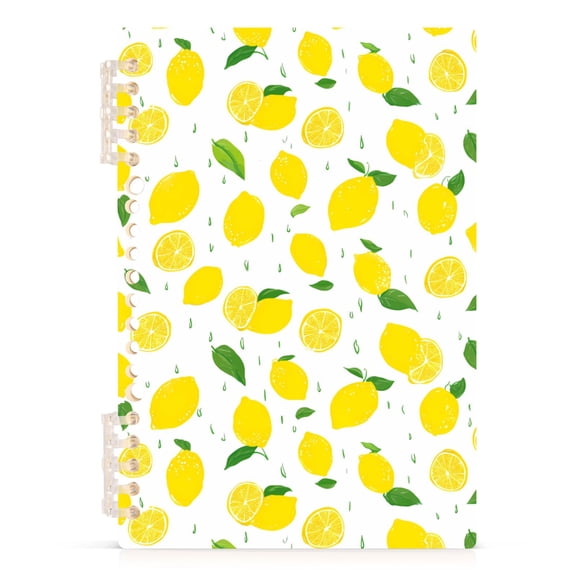 joogoo A5 Spiral Journal Notebook Lemon Drops College Ruled Notebooks 8.3" x 5.7" 1 PC