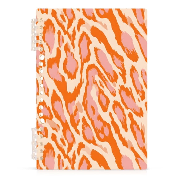 joogoo A5 Spiral Journal Notebook Leopard Print College Ruled Notebooks 8.3" x 5.7" 1 PC