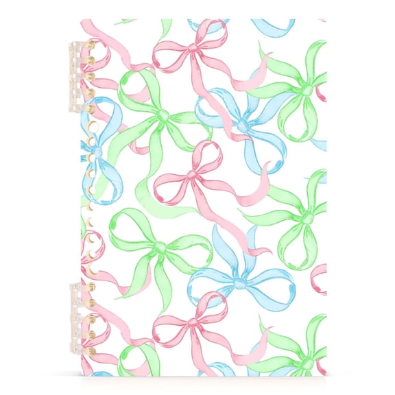 joogoo A5 Spiral Journal Notebook Multi Bow College Ruled Notebooks 8.3" x 5.7" 1 PC