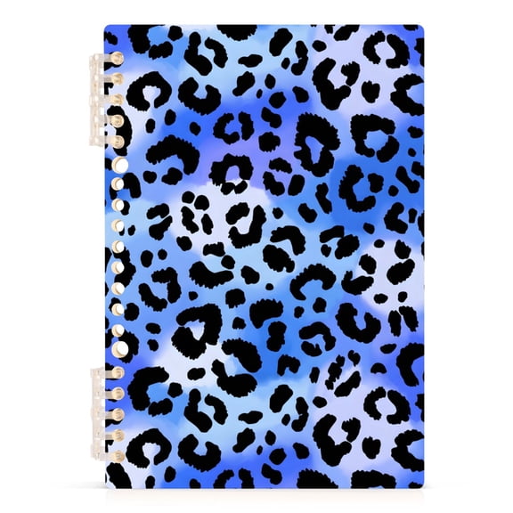 joogoo A5 Spiral Journal Notebook Neon Leopard College Ruled Notebooks 8.3" x 5.7" 1 PC