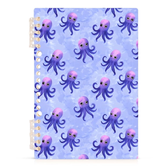joogoo A5 Spiral Journal Notebook Octopus College Ruled Notebooks 8.3" x 5.7" 1 PC