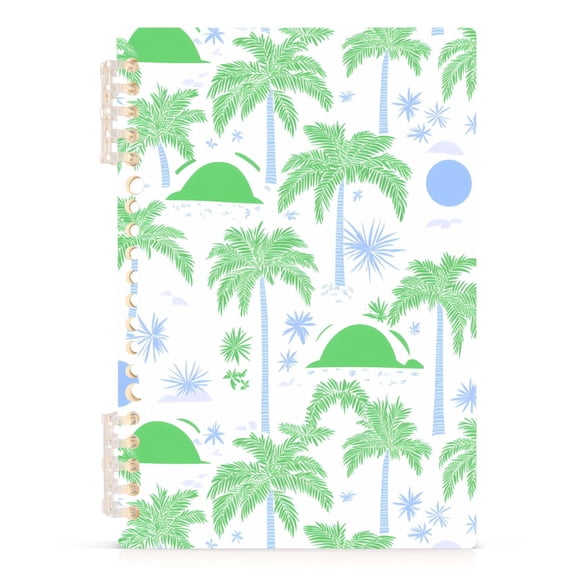 joogoo A5 Spiral Journal Notebook Palm Trees-a3 College Ruled Notebooks 8.3" x 5.7" 1 PC