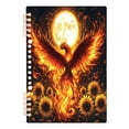 thumbnail image 1 of joogoo A5 Spiral Journal Notebook Phoenix Sunflower College Ruled Notebooks 8.3" x 5.7" 1 PC, 1 of 8