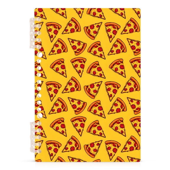 joogoo A5 Spiral Journal Notebook Pizza Pattern College Ruled Notebooks 8.3" x 5.7" 1 PC