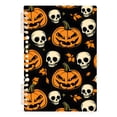 thumbnail image 1 of joogoo A5 Spiral Journal Notebook Pumpkins Skulls College Ruled Notebooks 8.3" x 5.7" 1 PC, 1 of 8