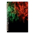 thumbnail image 1 of joogoo A5 Spiral Journal Notebook Red Green Flames College Ruled Notebooks 8.3" x 5.7" 1 PC, 1 of 8