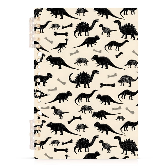 joogoo A5 Spiral Journal Notebook Retro Dinosaurs College Ruled Notebooks 8.3" x 5.7" 1 PC