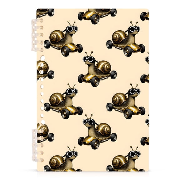 joogoo A5 Spiral Journal Notebook Snails Racer College Ruled Notebooks 8.3" x 5.7" 1 PC
