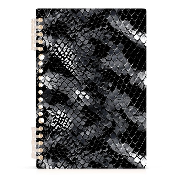 joogoo A5 Spiral Journal Notebook Snake Pattern-2 College Ruled Notebooks 8.3" x 5.7" 1 PC