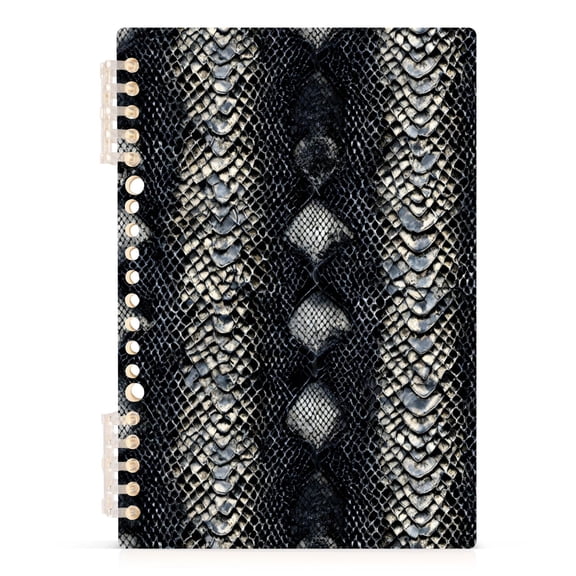 joogoo A5 Spiral Journal Notebook Snake Pattern-3 College Ruled Notebooks 8.3" x 5.7" 1 PC