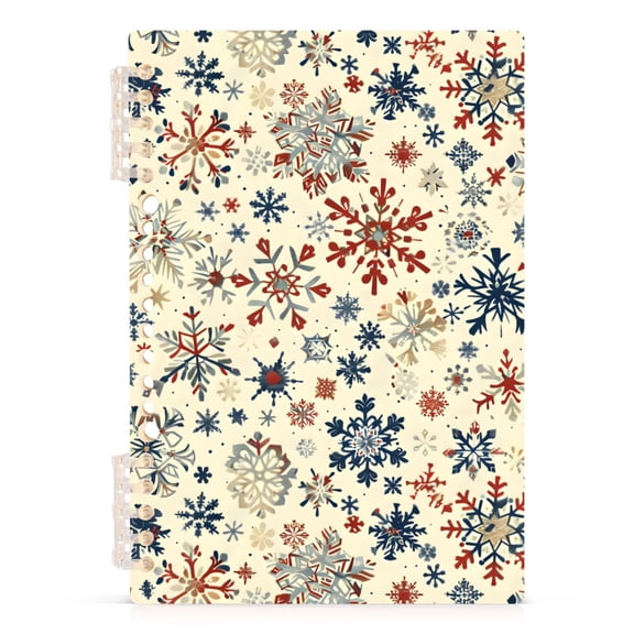 joogoo A5 Spiral Journal Notebook Snowflake Retro College Ruled Notebooks 8.3" x 5.7" 1 PC