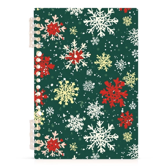 joogoo A5 Spiral Journal Notebook Snowflakes2 College Ruled Notebooks 8.3" x 5.7" 1 PC