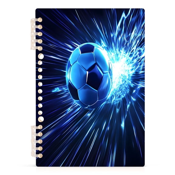 joogoo A5 Spiral Journal Notebook Soccer Ball College Ruled Notebooks 8.3" x 5.7" 1 PC