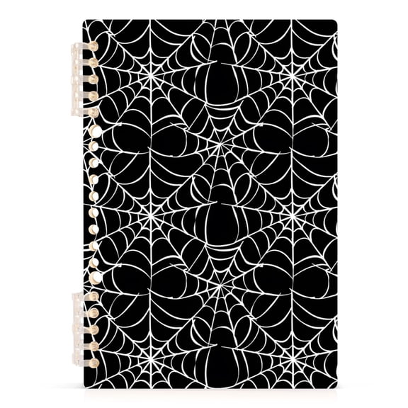 joogoo A5 Spiral Journal Notebook Spiders Webs College Ruled Notebooks 8.3" x 5.7" 1 PC