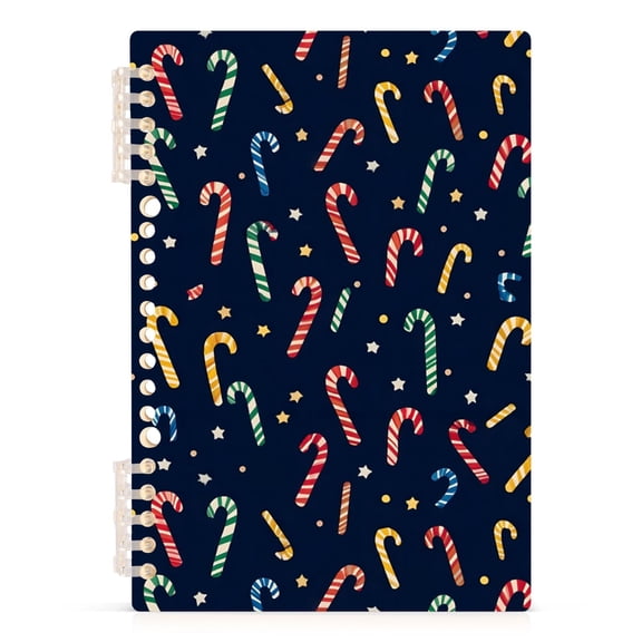 joogoo A5 Spiral Journal Notebook Stars Candy College Ruled Notebooks 8.3" x 5.7" 1 PC