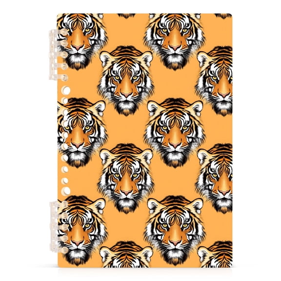 joogoo A5 Spiral Journal Notebook Tigers Face College Ruled Notebooks 8.3" x 5.7" 1 PC