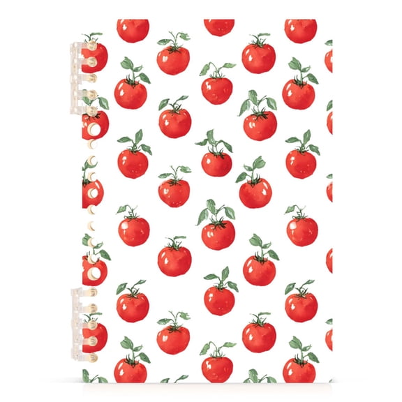 joogoo A5 Spiral Journal Notebook Tomatoes College Ruled Notebooks 8.3" x 5.7" 1 PC