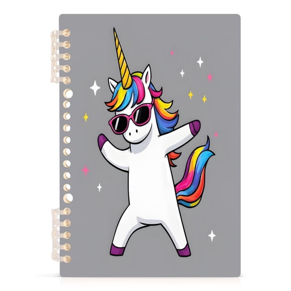 joogoo A5 Spiral Journal Notebook Unicorn-u5 College Ruled Notebooks 8.3" x 5.7" 1 PC