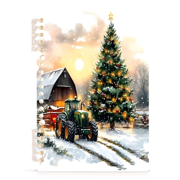 joogoo A5 Spiral Journal Notebook Winter Farm College Ruled Notebooks 8.3" x 5.7" 1 PC