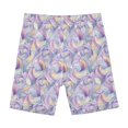 thumbnail image 1 of joogoo Abstract Art Roses Girls Lined Shorts Bike Dance Bottoms 10Y, 1 of 7