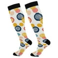 thumbnail image 1 of joogoo Abstract Circle Socks Women Men Knee High Sock, 1 of 8