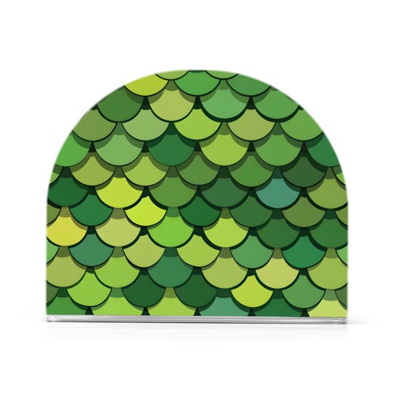 joogoo Acrylic Napkin Holder Table Kitchen Paper Tissue Organization Green Scales