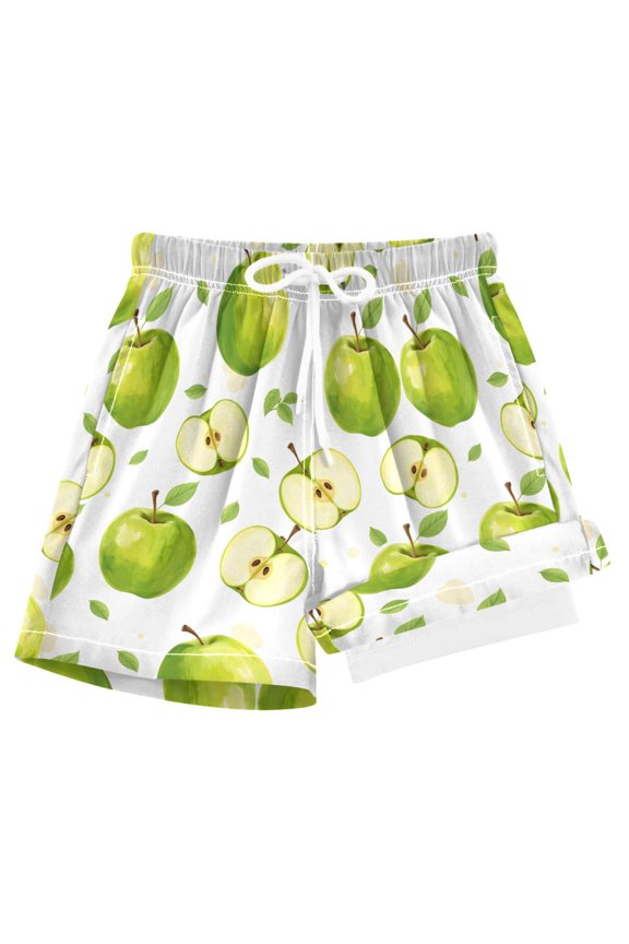 Apples Boys Swim Trunks Beach Swimsuit Shorts Boxer 4T