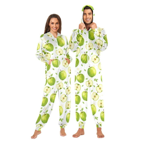 joogoo Apples Unisex Adults Onesies Pajamas Jumpsuits XL