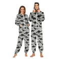 thumbnail image 1 of joogoo Art Dinosaur Silhouettes Unisex Adults Onesies Pajamas Jumpsuits L, 1 of 7