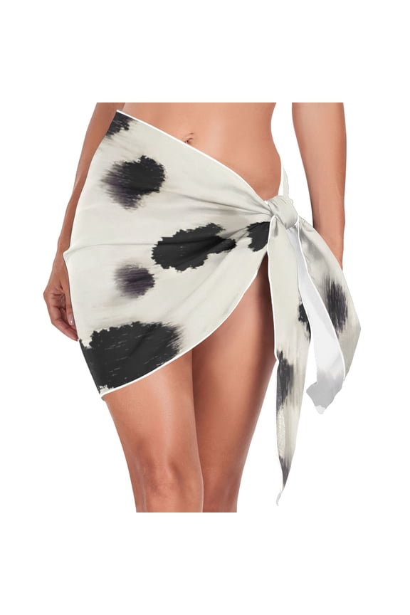 Art Leopard Women's Beach Sarong Bathing Suit Wrap Swimwear Cover Ups M