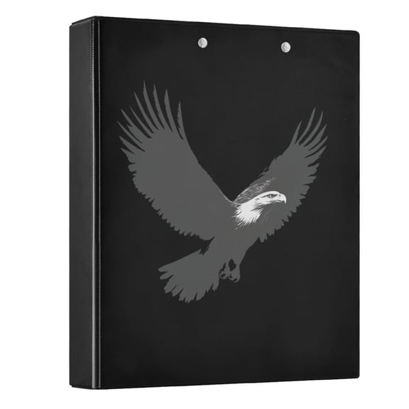 joogoo Artistic Eagle Hardcover 3 Ring Binder 1.5" Round Rings Interior Pockets Binders Organizer 1 Pack