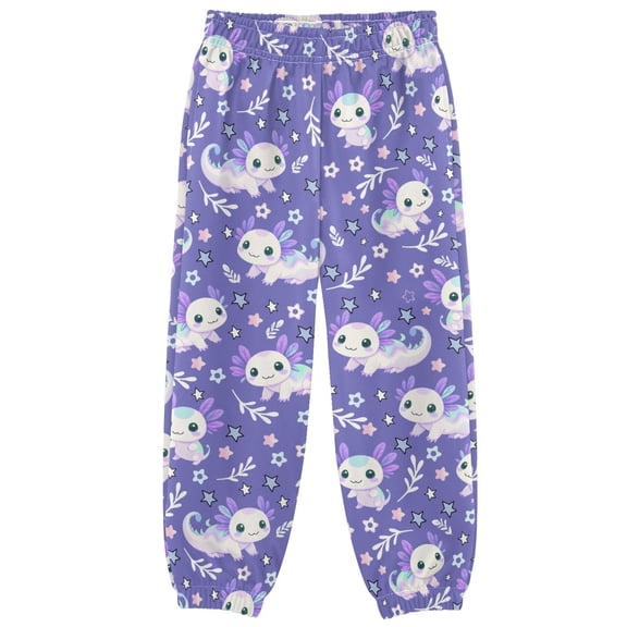 joogoo Axolotl Galaxy Boys' Sweatpants Jogger Pants 5-6Y