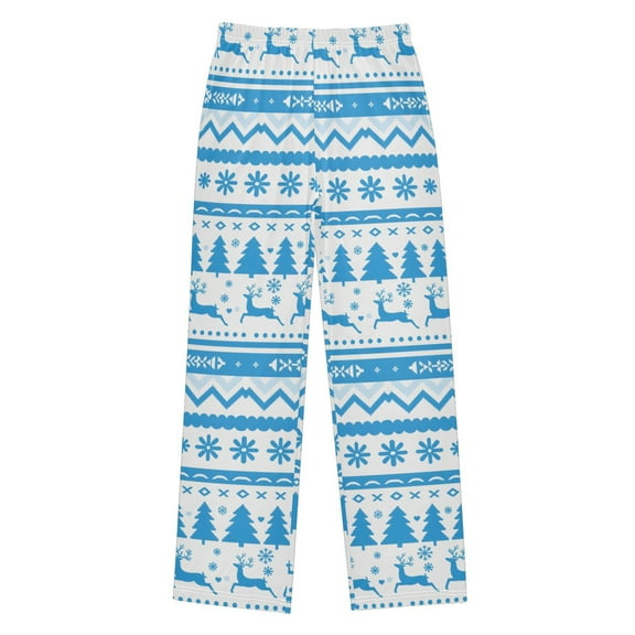 joogoo Aztec Christmas Reindeers Pajama Pants Pj Bottoms Sleepwear Lounge S