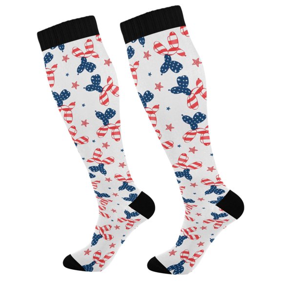 joogoo Balloon Dogs Socks Women Men Knee High Sock