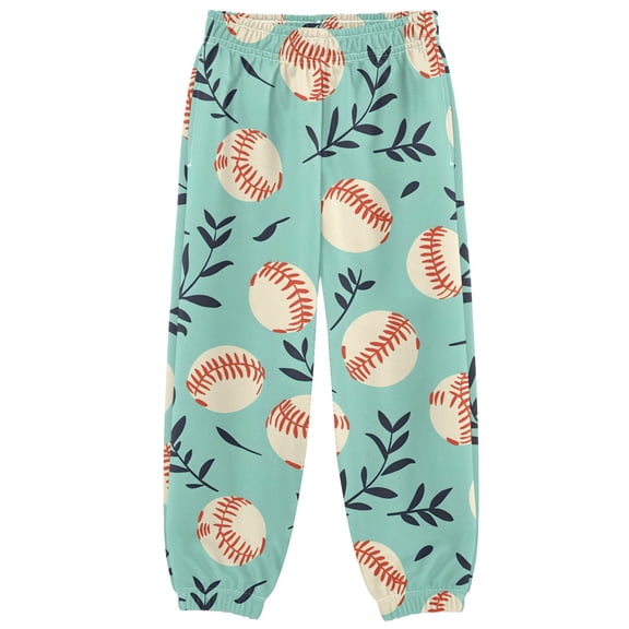 joogoo Baseball Leaf Boys' Sweatpants Jogger Pants 7-8Y