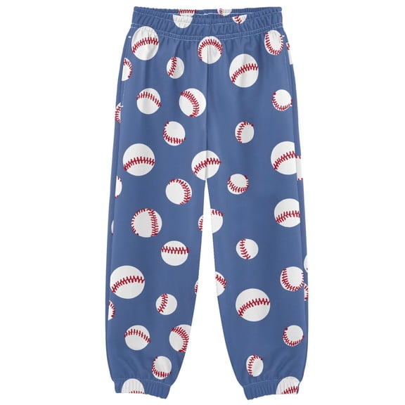 joogoo Baseball Pattern Boys' Sweatpants Jogger Pants 7-8Y