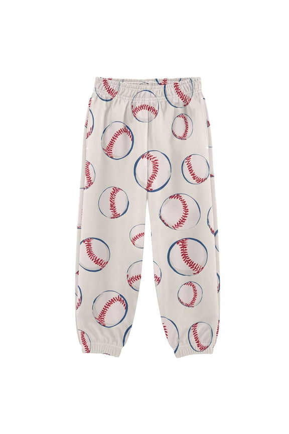 Baseballs Boys' Sweatpants Jogger Pants 4T