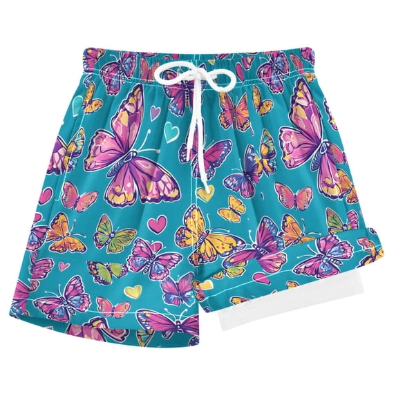 joogoo Beautiful Butterfly Love Boys Swim Trunks Beach Swimsuit Shorts Boxer 5-6T