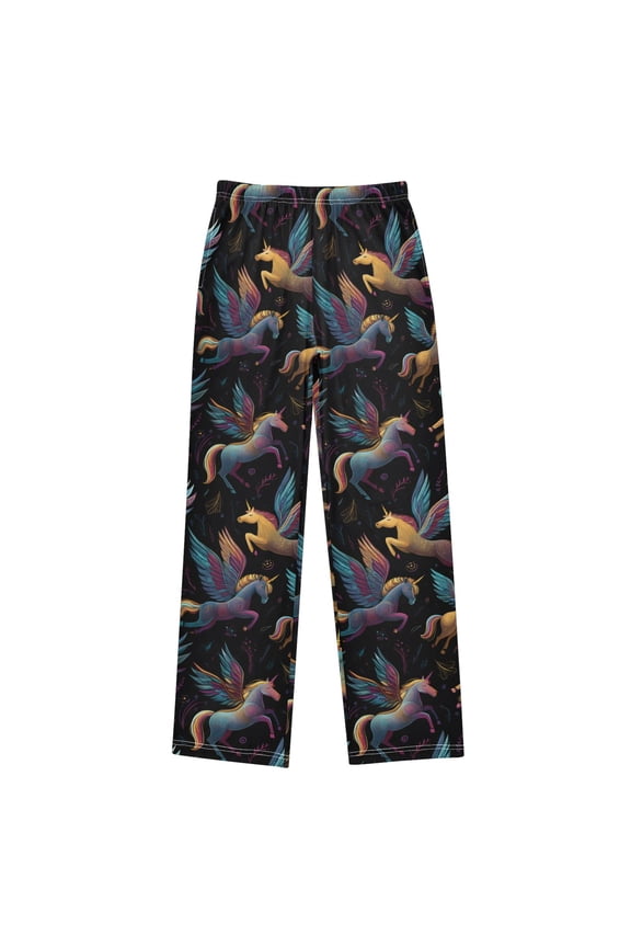 Beautiful Unicorns Magic Pajama Pants Pj Bottoms Sleepwear Lounge L