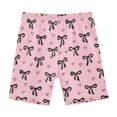 thumbnail image 1 of joogoo Black Bow Heart Girls Lined Shorts Bike Dance Bottoms 6T, 1 of 7