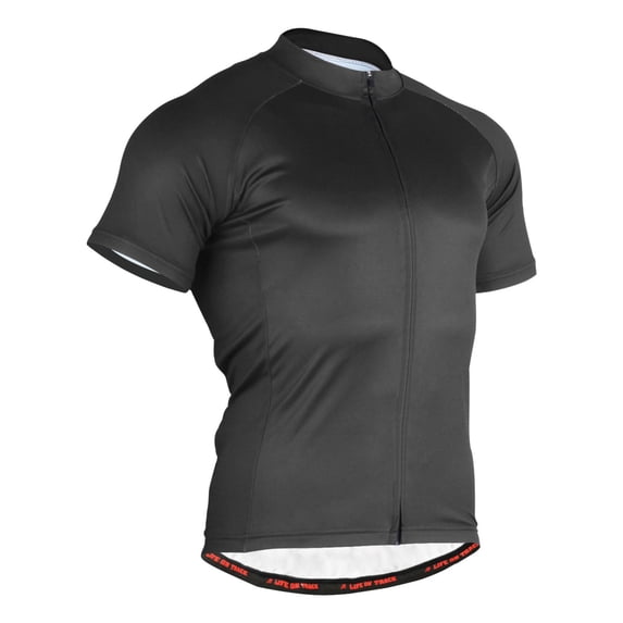 joogoo Black Pattern Men's Cycling Jerseys Mountain Bike Short Sleeve Tops 3XL