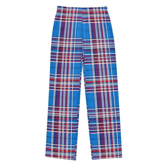 joogoo Blue Checkered Pajama Pants Pj Bottoms Sleepwear Lounge XL