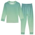 thumbnail image 1 of joogoo Blue Gradient-z3 2 Piece Long Sleeve Tee and Pants Cotton Pajama Set 8Y, 1 of 7