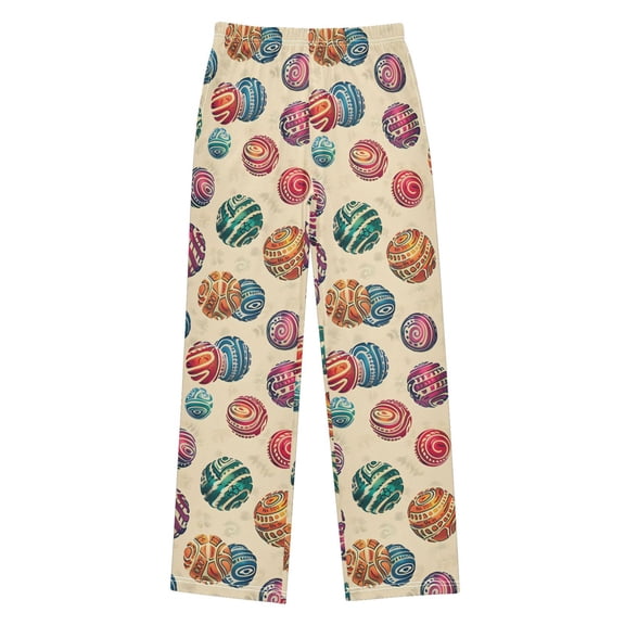joogoo Boho Balls Pajama Pants Pj Bottoms Sleepwear Lounge M