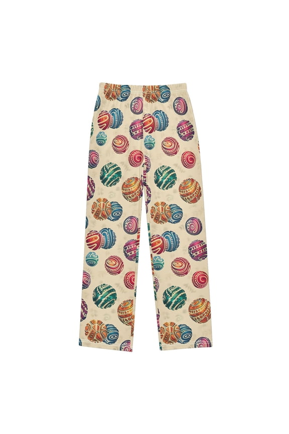 Boho Balls Pajama Pants Pj Bottoms Sleepwear Lounge XL