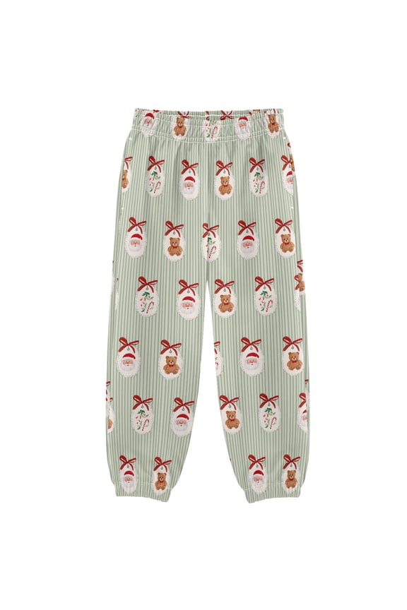 Bows Christmas Bears Boys' Sweatpants Jogger Pants 9-10Y