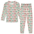 thumbnail image 1 of joogoo Bows-b1 Pajamas Set Long Sleeve Soft Cotton Sleepwear 2 Piece 18M, 1 of 7