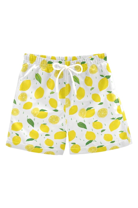 Boy Swim Trunks Lemon Drops Bathing Beach Board Shorts 4T