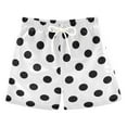thumbnail image 1 of joogoo Boys Swim Trunks Black Polka Dots Beach Board Shorts Drawstring Swimsuit 4T, 1 of 6